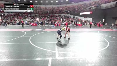 120 lbs Cons. Round 1 - Caylynn Jensen, Neenah Youth Wrestling vs Payton Jozwiak, Wittenberg-Birnamwood