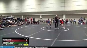 98 lbs Finals (2 Team) - Mary Manis, Lady Pride Black vs Memphis Moses, RPA Wrestling Black