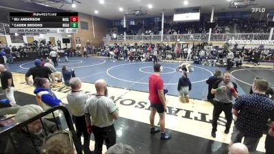 215 lbs 3rd Place Match - Eli Anderson, Moses Lake vs Caden Brooks, Mead