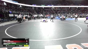 II-152 lbs Cons. Round 4 - Sebastian Temich, Lyndonville vs Beau Zeh, Canisteo-Greenwood