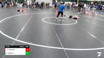 71-76 lbs 5th Place Match - Thad Sleicher, Broken Bow Wrestling Club vs Gracin Wagner, Franklin Fylers