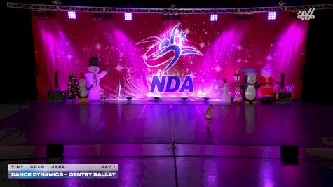 Dance Dynamics - Gentry Ballay [2025 Tiny - Solo - Jazz Day 1] 2025 NDA Houston Regional