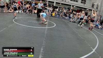 60 lbs Round 5 (8 Team) - Logan Vallalla, Mat Assassins White vs Ryker Johnson, Team Gotcha