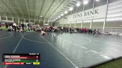 63 lbs 3rd Place Match - Paxton Hanson, Mat Demon WC vs Crew Downing, Wyoming Underground Wrestling