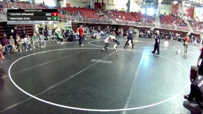 95 lbs Semifinal - Brayden Stec, Valentine Wrestling Club vs Colton Strange, Millard South Wrestling Club