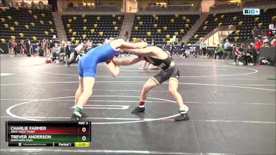 125 lbs Cons. Round 2 - Trever Anderson, Northern Iowa vs Charlie Farmer, Army West Point