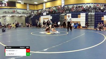 100 lbs. Quarterfinal - Jacie Moffett, Jay vs Mya Hairston, Festus