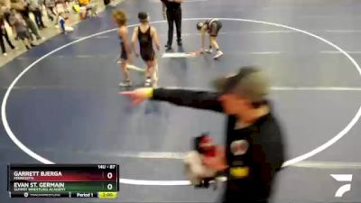 87 lbs Quarterfinal - Garrett Bjerga, Minnesota vs Evan St. Germain, Summit Wrestling Academy