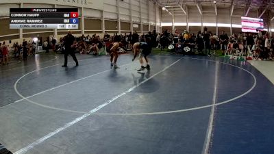 157 lbs Cons. Round 2 - Connor Hauff, Idaho vs Andrae Ramirez, Idaho