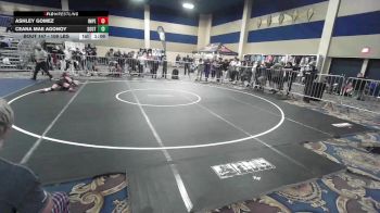 109 lbs Round Of 32 - Ashley Gomez, Imperial vs Ceana Mae Agonoy, South Kona WC