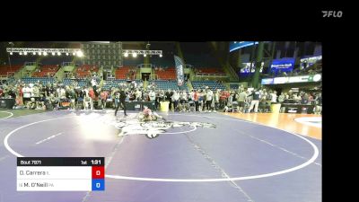 126 lbs Cons 16 #2 - Demetrios Carrera, IL vs Matthew O'Neill, PA