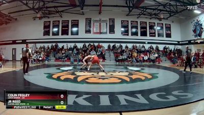 184 lbs JR Reed, Cleveland State vs Colin Fegley, Lock Haven