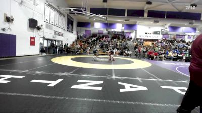 Boys 122 lbs Champ. Round 1 - Kaden Owens, Foothill Boys vs Landyn Savangsy, Pleasant Valley Boys