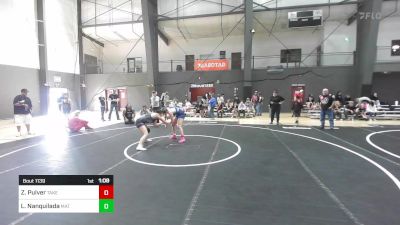 136 lbs Rr Rnd 4 - Zoey Pulver, Takedown Express W/C vs Leilani Nanquilada, Mat Demon WC