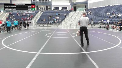 126 lbs Semis & 3rd Wb (16 Team) - Keshaun Lee, Brunswick vs Javi Vasquez, Seckinger