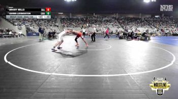 B4A-165 lbs 3rd Place Match - Quinn Livingston, Cascia Hall vs Brody Mills, Sallisaw