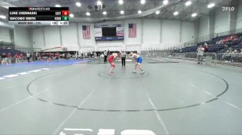 174 lbs 1st Place Match - Giacomo Smith, Merchant Marine vs Luke Chernaski, Cortland