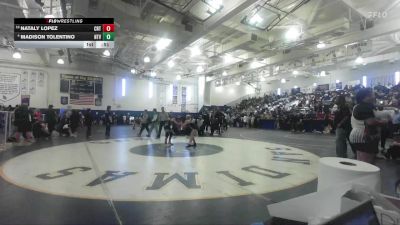 100 lbs Cons. Round 2 - Nataly Lopez, Cerritos vs Madison Tolentino, Northview