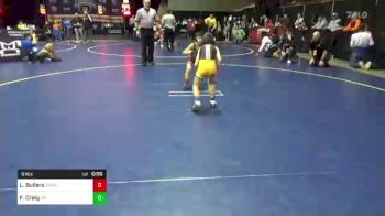 61 lbs Round Of 16 - Luke Bullers, Johnsonburg vs Francis Craig, Mt. Lebanon