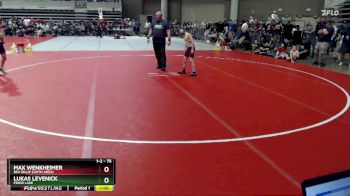 75 lbs Cons. Round 2 - Max Wenkheimer, BEA (Blue Earth Area) vs Lukas Levenick, Prior Lake
