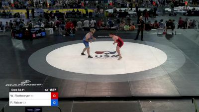 285 lbs Cons 64 #1 - William Flottmeyer, WI vs Peyton Reiser, CA