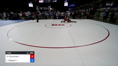 215 lbs Rnd Of 64 - Angel Cervantes, CA vs Landon Odegard, MN