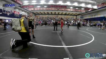 70 lbs Quarterfinal - Katerina Sanchez -Luevano, OKC Saints Wrestling vs Jaxson Williams, Tecumseh Youth Wrestling