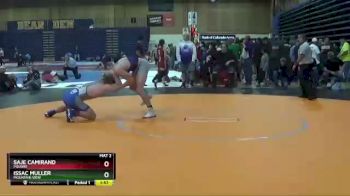 182 lbs Quarterfinal - Issac Muller, Mountain View vs Saje Camirand, Poudre