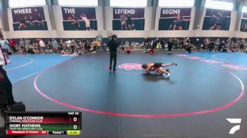 72 lbs Semifinal - Dylan O`Connor, Cardinal Wrestling Club vs Ivory Mathews, Team Fox Wrestling Club
