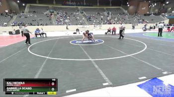 145 lbs Semifinal - Kali Nichols, Daviess County vs Gabriella Ocasio, Simon Kenton