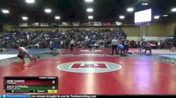 120 lbs Champ. Round 1 - Jose Chavez, Longmont vs ZACH CUTSHALL, Cedar Cliff Hs