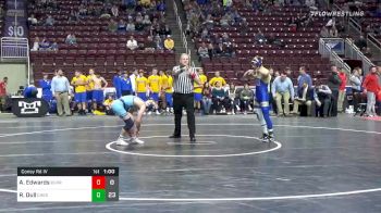 126 lbs Consolation - Aaron Edwards, Burrell Hs vs Ross Dull, Chestnut Ridge Hs