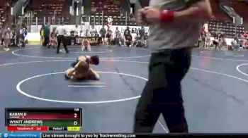 108 lbs Round 2 (6 Team) - Wyatt Andrews, Funky Monkeys Green vs Karan D, CANWAY