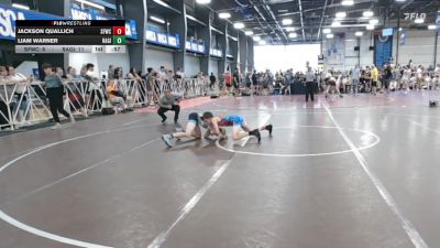 90 lbs Rr Rnd 2 - Jackson Quallich, FORGE M/S vs Liam Warner, Ragin Raisins Catawba MS