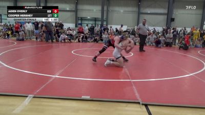 171 lbs Quarterfinal - Aiden Overly, New Florence vs Cooper Hershey, Littlestown
