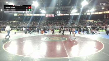 120 lbs Champ. Round 1 - Ryker Allen, Post Falls vs Connor Johns, Bishop Gorman