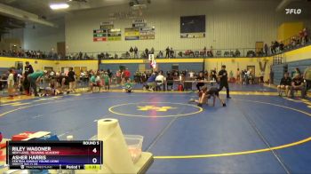 92 lbs Round 5 - Riley Wagoner, Next Level Training Academy vs Asher Harris, Central Kansas Young Lions Wrestling Club