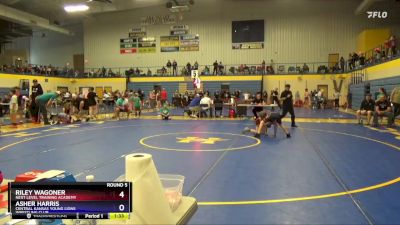 92 lbs Round 5 - Riley Wagoner, Next Level Training Academy vs Asher Harris, Central Kansas Young Lions Wrestling Club