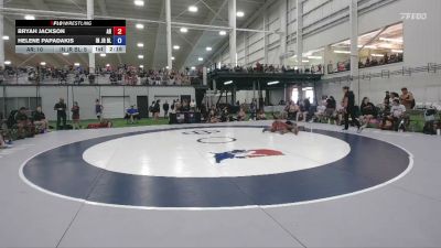 135 lbs Bryah Jackson, Arkansas vs Helene Papadakis, Indiana Blue