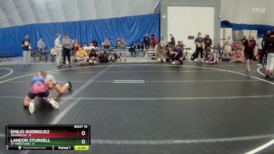 98 lbs Round 4 (8 Team) - Emilio Rodriguez, Jackson HS vs Landon Sturgell, CP Wrestling