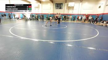 Boys 150 lbs Cons. Round 3 - Trevor Pile, Los Gatos Boys vs Daniel Zappas, Palo Alto Boys
