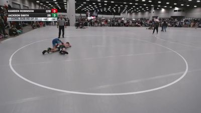 113 lbs Cons. Sub-rd Of 32 - Kamden Robinson, Elm Creek Youth Wrestling Club vs Jackson Smith, Lions Wrestling Academy