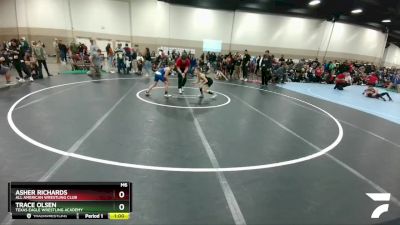 76-77 lbs Round 2 - Trace Olsen, Texas Eagle Wrestling Academy vs Asher Richards, All American Wrestling Club