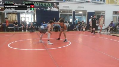 128 lbs Final - Ben Normandia, Shore Thing Hang Ten - HSC vs Leland Folk, Outlaws - HSC