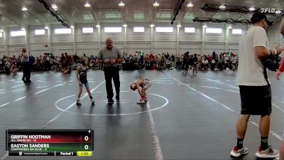 44 lbs Finals (2 Team) - Griffin Hootman, All American vs Easton Sanders, Contenders WA Blue