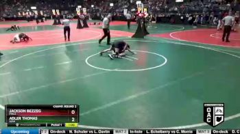 130 lbs Champ. Round 2 - Adler Thomas, SEAA vs Jackson Bezzeg, PWL2