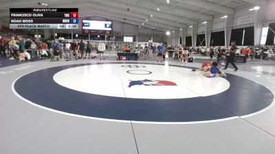 106 lbs 5th Place Match - Francisco Oliva, Tiger Wrestling Club vs Noah Moss, Wrestling University