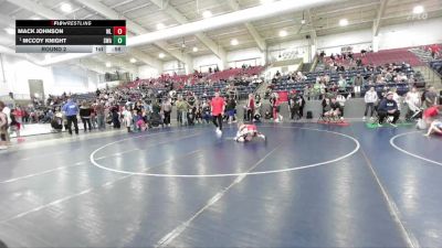 66 lbs Round 2 - McCoy Knight, Sanderson Wrestling Academy vs Mack Johnson, Team Prestige Wrestling