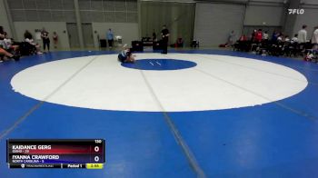 130 lbs Round 2 (8 Team) - Kaidance Gerg, Idaho vs Iyanna Crawford, North Carolina