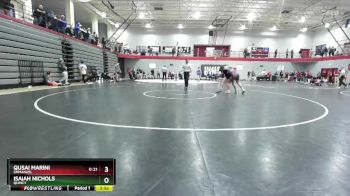 157 lbs Cons. Round 3 - Qusai Marini, Emmanuel vs Isaiah Nichols, Quincy